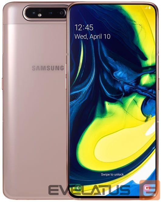 Viedtālrunis Samsung Galaxy A80 8/128GB DS (SM-A805F/DS) Angel Gold
