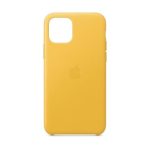 Aizmugurējais vāciņš Apple - iPhone 11 Pro Leather Case MWYA2ZM/A Meyer Lemon