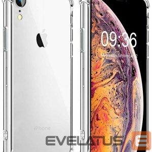 Aizmugurējais vāciņš Evelatus Apple iPhone XR Military Shockproof Silicone Case TPU Transparent