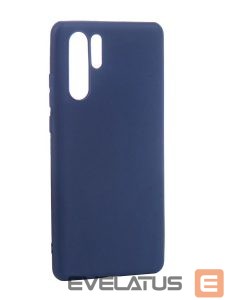 Nugarėlės dėklai Evelatus Huawei P30 Pro Nano Silicone Case Soft Touch TPU Dark Blue