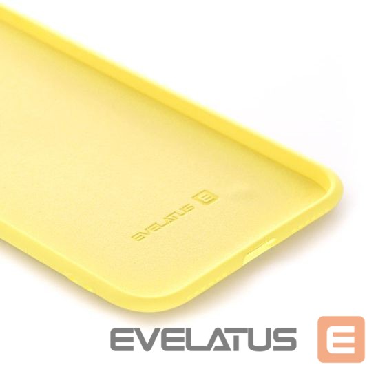 Back panel cover Evelatus Apple iPhone 7/8 Nano Silicone Case Soft Touch TPU Yellow