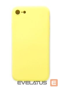 Back panel cover Evelatus Apple iPhone 7/8 Nano Silicone Case Soft Touch TPU Yellow