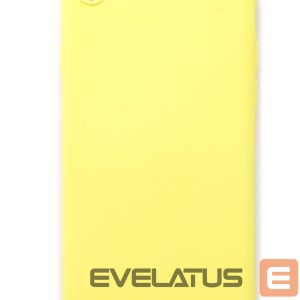 Back panel cover Evelatus Apple iPhone 7/8 Nano Silicone Case Soft Touch TPU Yellow