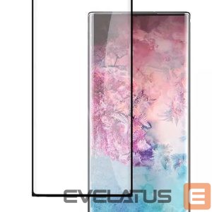 Aizsargstikls Evelatus Samsung Galaxy Note 10 Plus 2.5D Full Cover Japan Glue Glass Anti-Static 
