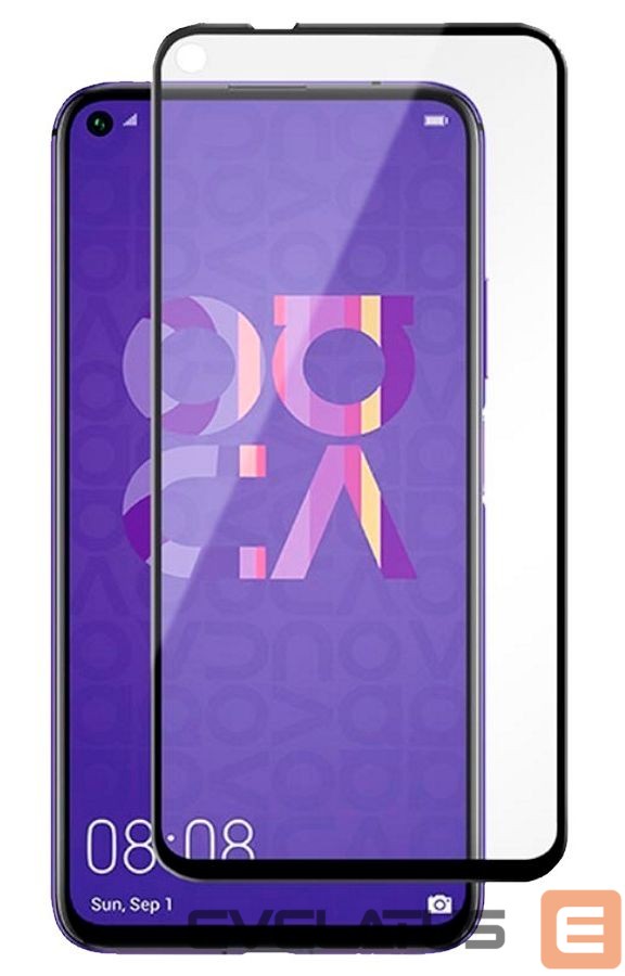 Aizsargstikls iLike Huawei Huawei Nova 5T 2.5D Black Frame Full Glue