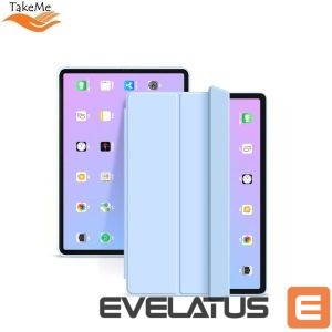 Maciņš grāmata TakeMe  Smart Slim Tablet PC book case with stand for Apple iPad Air 4 10.9" (2020) Sky Blue