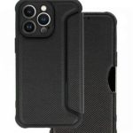 Atveramie maciņi iLike Samsung GALAXY A54 5G KABURA RAZOR CARBON BOOK Black