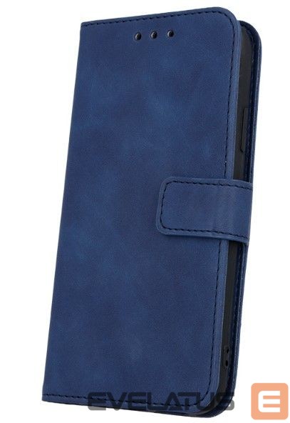 Atveramie maciņi iLike Samsung Galaxy A54 5G Smart Velvet case Navy Blue