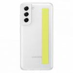 Aizmugurējais vāciņš Samsung  Galaxy S21 FE Clear Strap Cover Case White