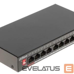 Nevadāms centrmezgls DAHUA  Switch||PFS3010-8ET-96-V2|Desktop/pedestal|PoE ports 8|96 Watts|DH-PFS3010-8ET-96-V2 