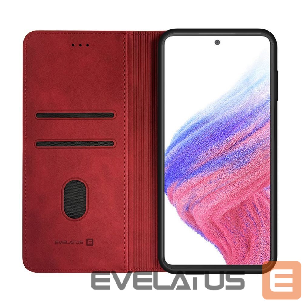 Atveramie maciņi Evelatus Samsung Galaxy A53 Book Case Folio Red