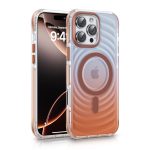 Aizmugurējais vāciņš Evelatus Apple iPhone 15 EchoWave Clear MagSafe Pink