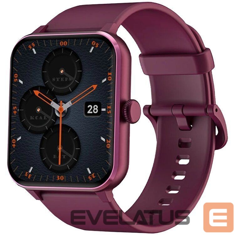 Viedpulksteni Blackview Smart watch R50 CLARNET 44.46 MM, HEART RATE MONITOR Red