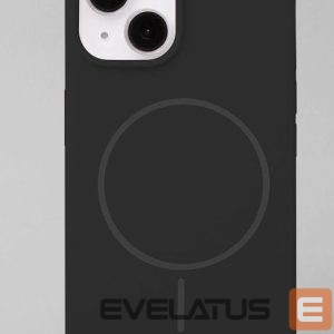 Aizmugurējais vāciņš iLike Apple iPhone 12 / 12 Pro Soft Touch Silicone case With Magnetic Black