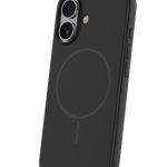 Aizmugurējais vāciņš iLike Apple iPhone 16 Soft Touch Silicone case With Magnetic Black