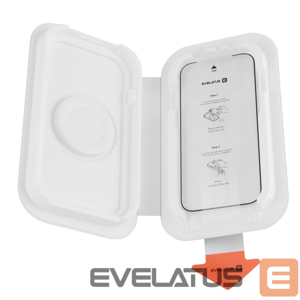 Kaitseklaasid Evelatus Apple iPhone 16 Pro Flip Glass Magic Easy Install Box - Screen Protector