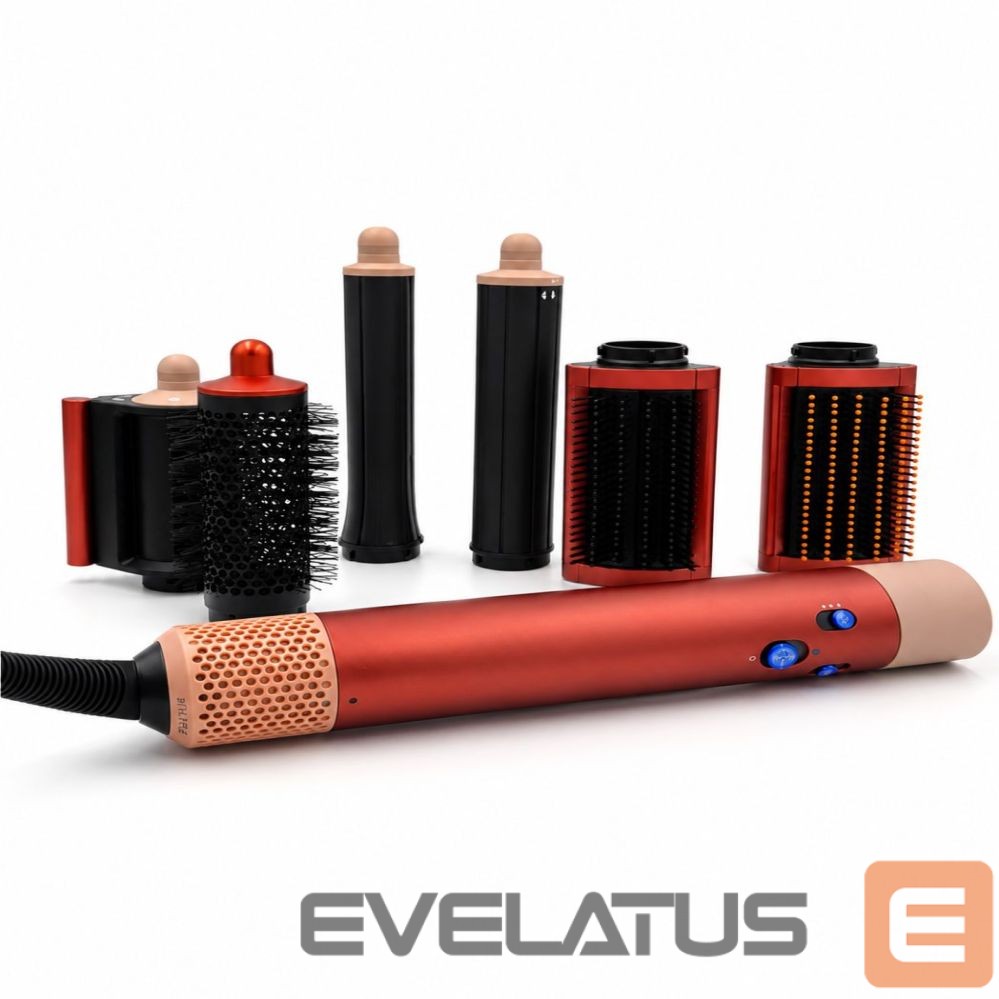 Matu ieveidotāji iLike Air Styling System – 6-in-1 Hair Styling Tool Set - Power 1200W Pink