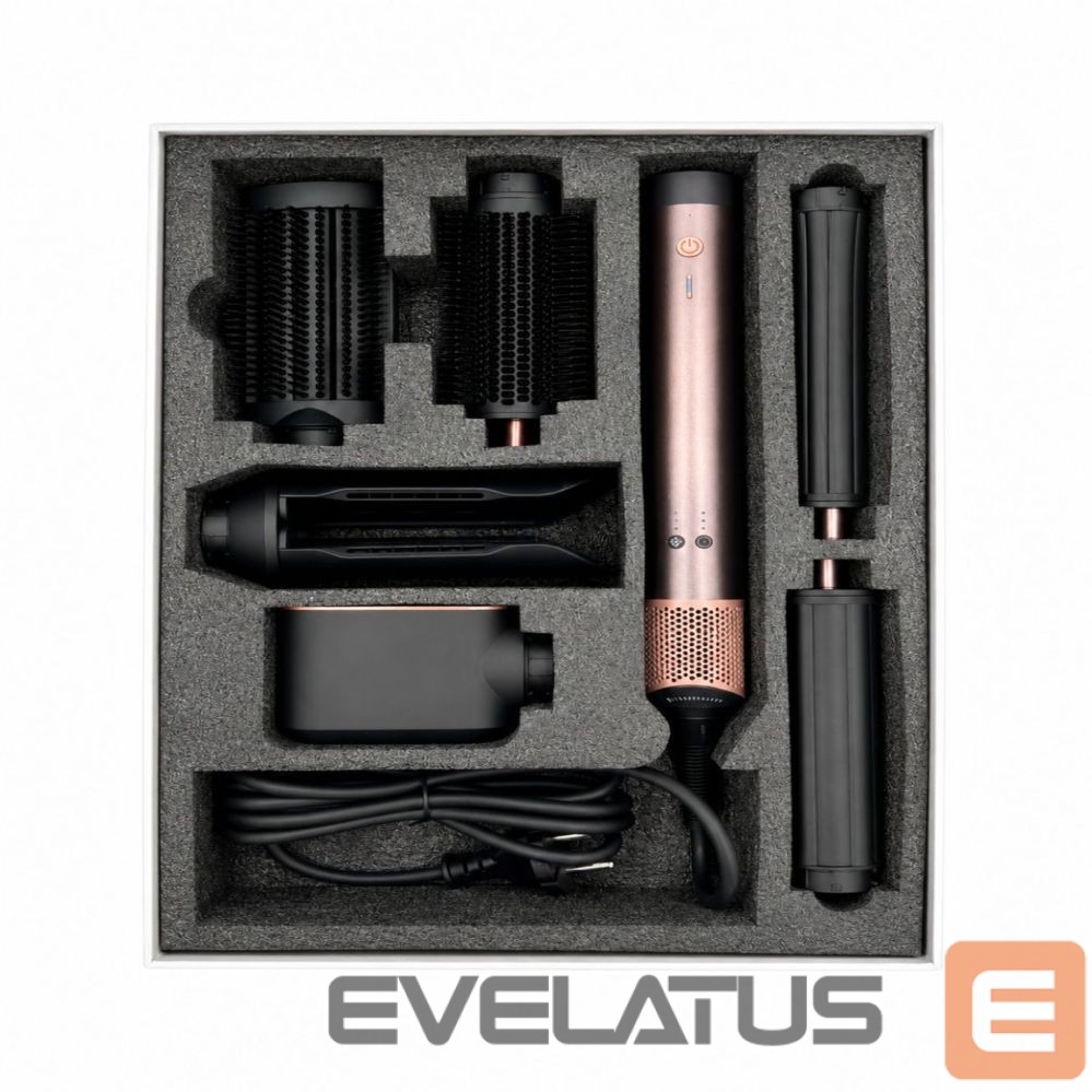 Matu ieveidotāji iLike Auto Hair Curling Styler Power 1700W – Professional Hair Styling Tool with 6 Attachments