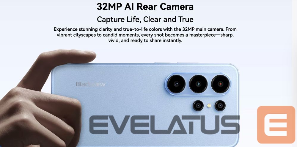 Viedtālrunis Blackview WAVE 10 8/128GB Smartphone Iris Blue