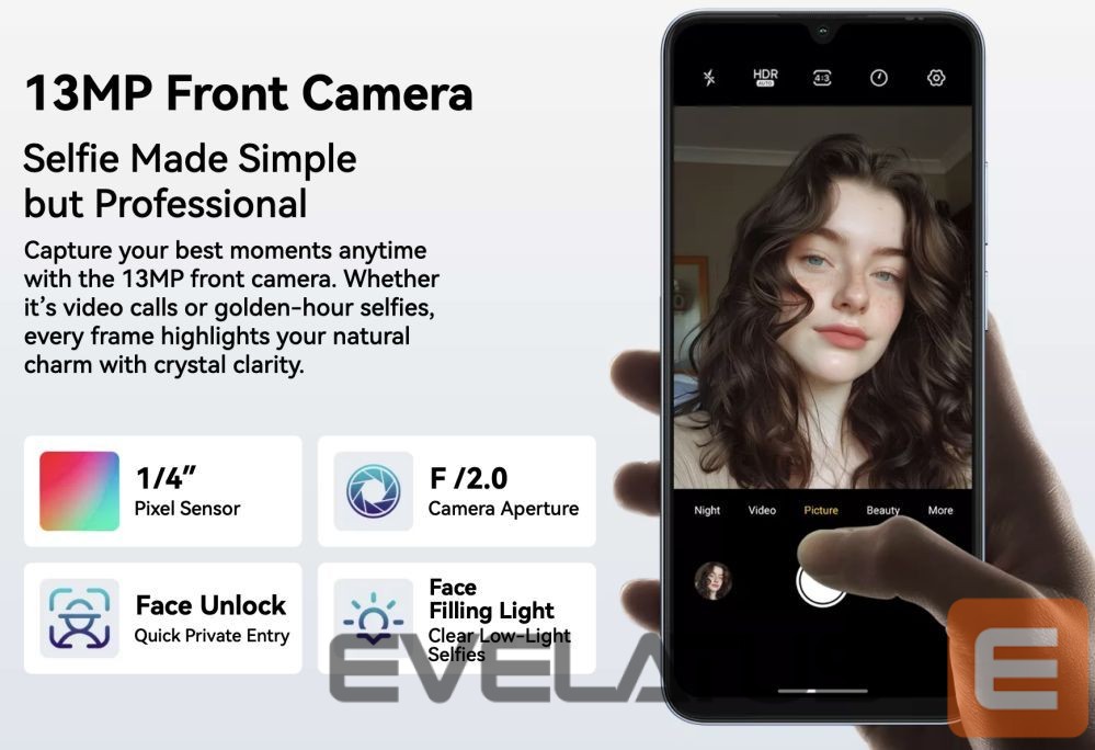 Viedtālrunis Blackview WAVE 10 8/128GB Smartphone Iris Blue