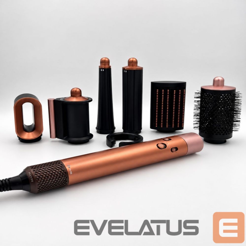 Matu ieveidotāji iLike Air Styling System – 6-in-1 Hair Styling Tool Set - Power 1200W Pink