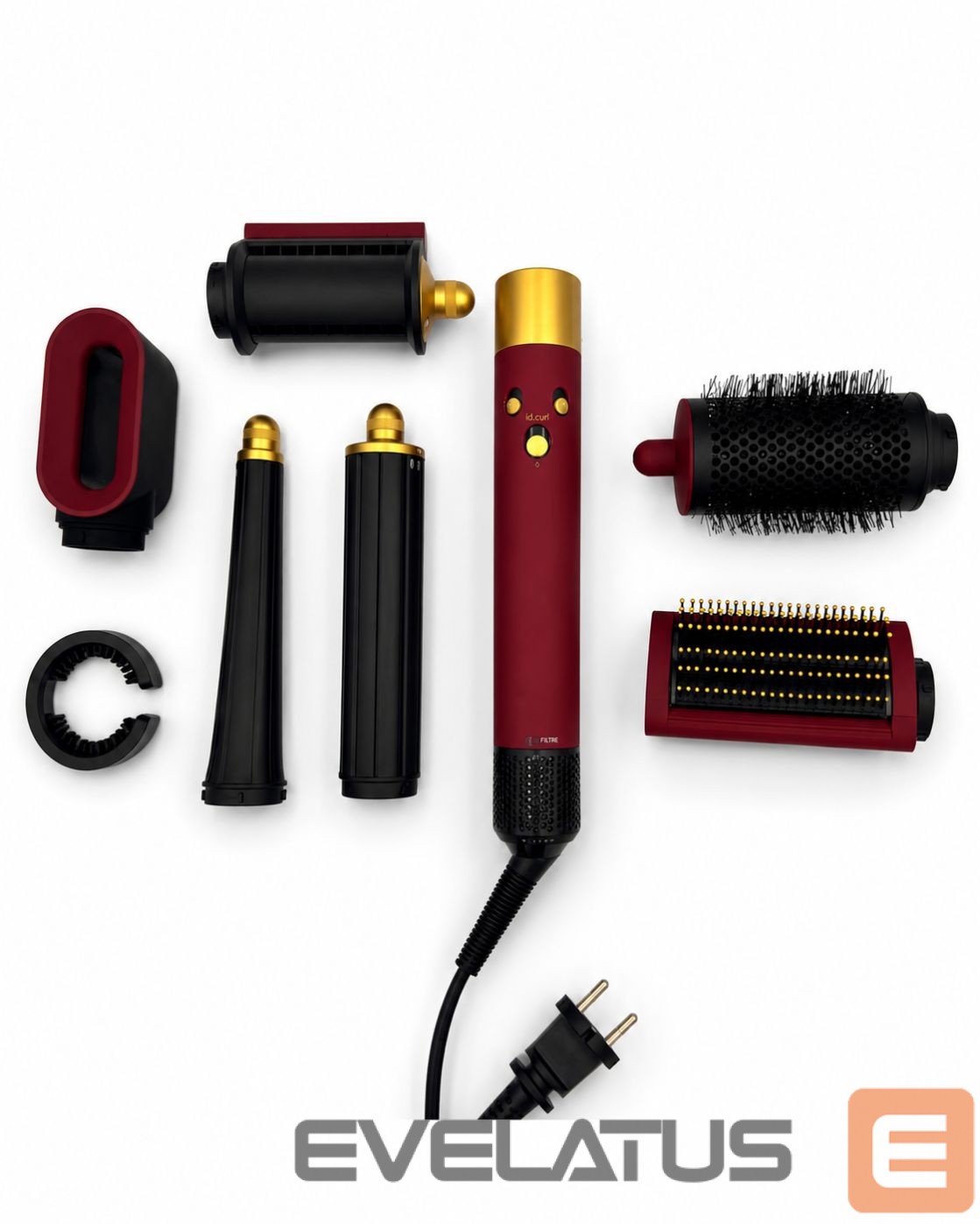 Matu ieveidotāji iLike Air Styling System – 6-in-1 Hair Styling Tool Set - Power 1200W Red