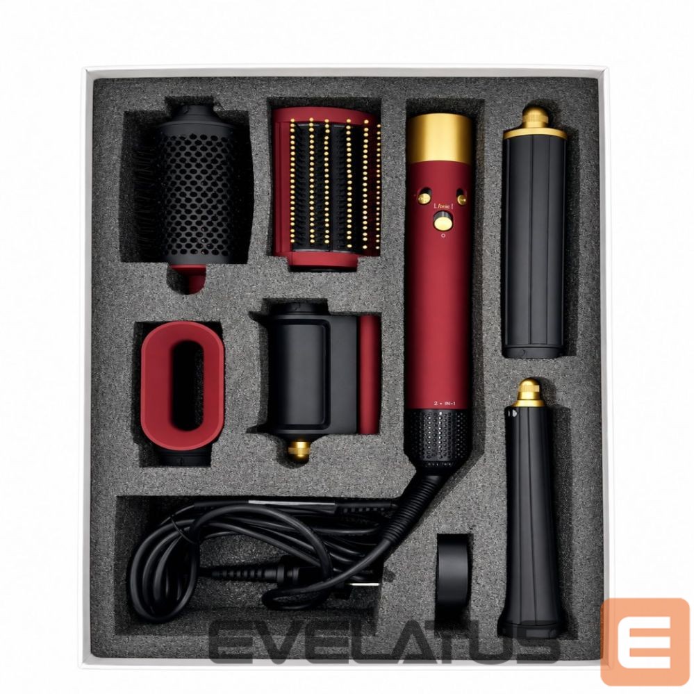 Matu ieveidotāji iLike Air Styling System – 6-in-1 Hair Styling Tool Set - Power 1200W Red