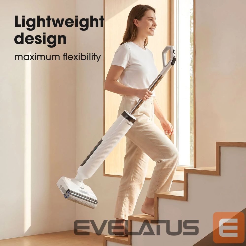 Putekļusūcējs Lubluelu T9 Wet & Dry Vacuum with 180° Lay-Flat Reach White
