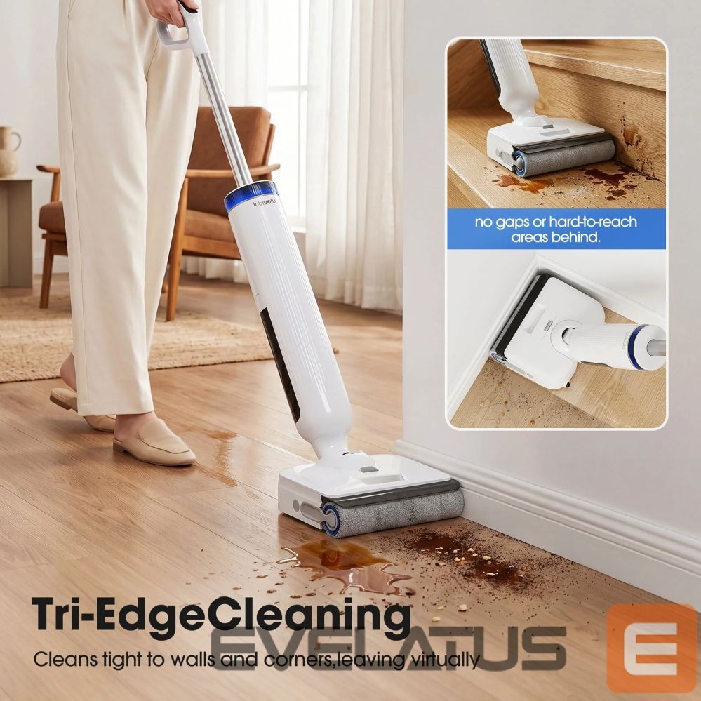 Putekļusūcējs Lubluelu T9 Wet & Dry Vacuum with 180° Lay-Flat Reach White