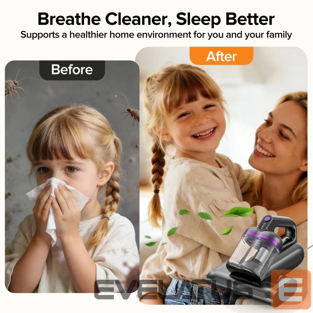 Putekļusūcējs Lubluelu CM208 Anti-Mite UV Mattress Vacuum Cleaner