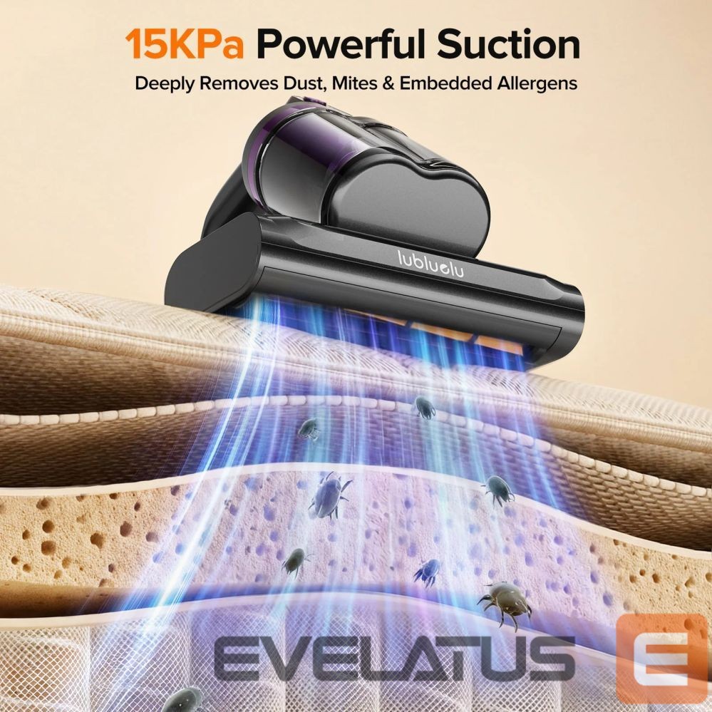 Putekļusūcējs Lubluelu CM208 Anti-Mite UV Mattress Vacuum Cleaner