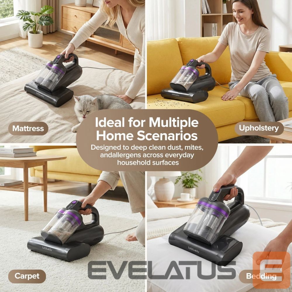 Putekļusūcējs Lubluelu CM208 Anti-Mite UV Mattress Vacuum Cleaner