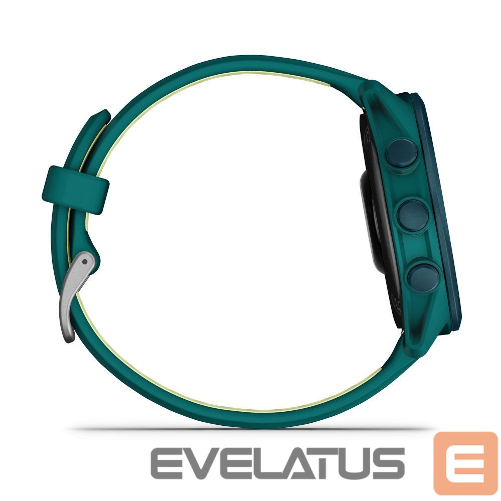 Viedpulksteni Garmin Forerunner 170 Music, Teal Green with Teal Green/Citron Band