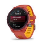 Viedpulksteni Garmin  Forerunner 170 Music, Red Pink with Red Pink/Mango Band 