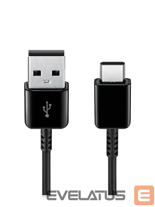 Kabelis Samsung EP-DW700CBE Universal USB 2.0 to Type-C 3.1 Qualcom Data & Charging Cable 1.5m Black