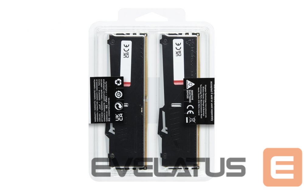 Operatīv atmiņa DDR4 Kingston Fury Beast 16GB DDR5, 6000 MHz, CL36, 288-Pin, DIMM Kit (8GB x 2)