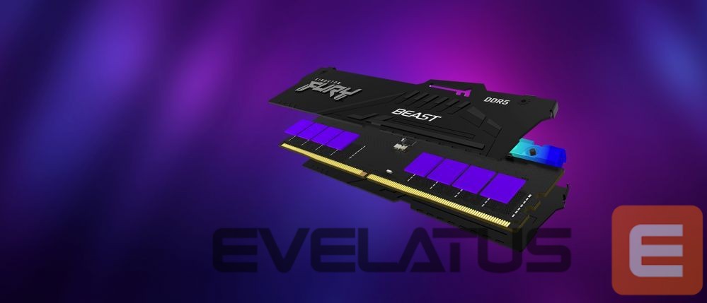 Operatīv atmiņa DDR4 Kingston Fury Beast 16GB DDR5, 6000 MHz, CL36, 288-Pin, DIMM Kit (8GB x 2)