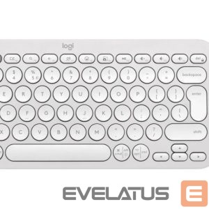Datora tastatūra Logitech  KEYBOARD +MOUSE COMBO PEBBLE 2/WHITE 920-012240 