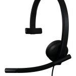 Vadu austiņas Logitech  HEADSET H570E MONO USB/BLACK 981-001426 