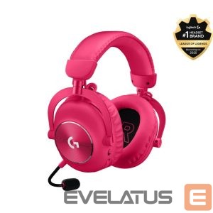 Vadu austiņas Logitech  HEADSET G PRO X 2 GAMING/PINK 981-001275 