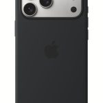 Aizmugurējais vāciņš Apple - MGFR4ZM/A iPhone 17 Pro Max Silicone Case with MagSafe, Black 