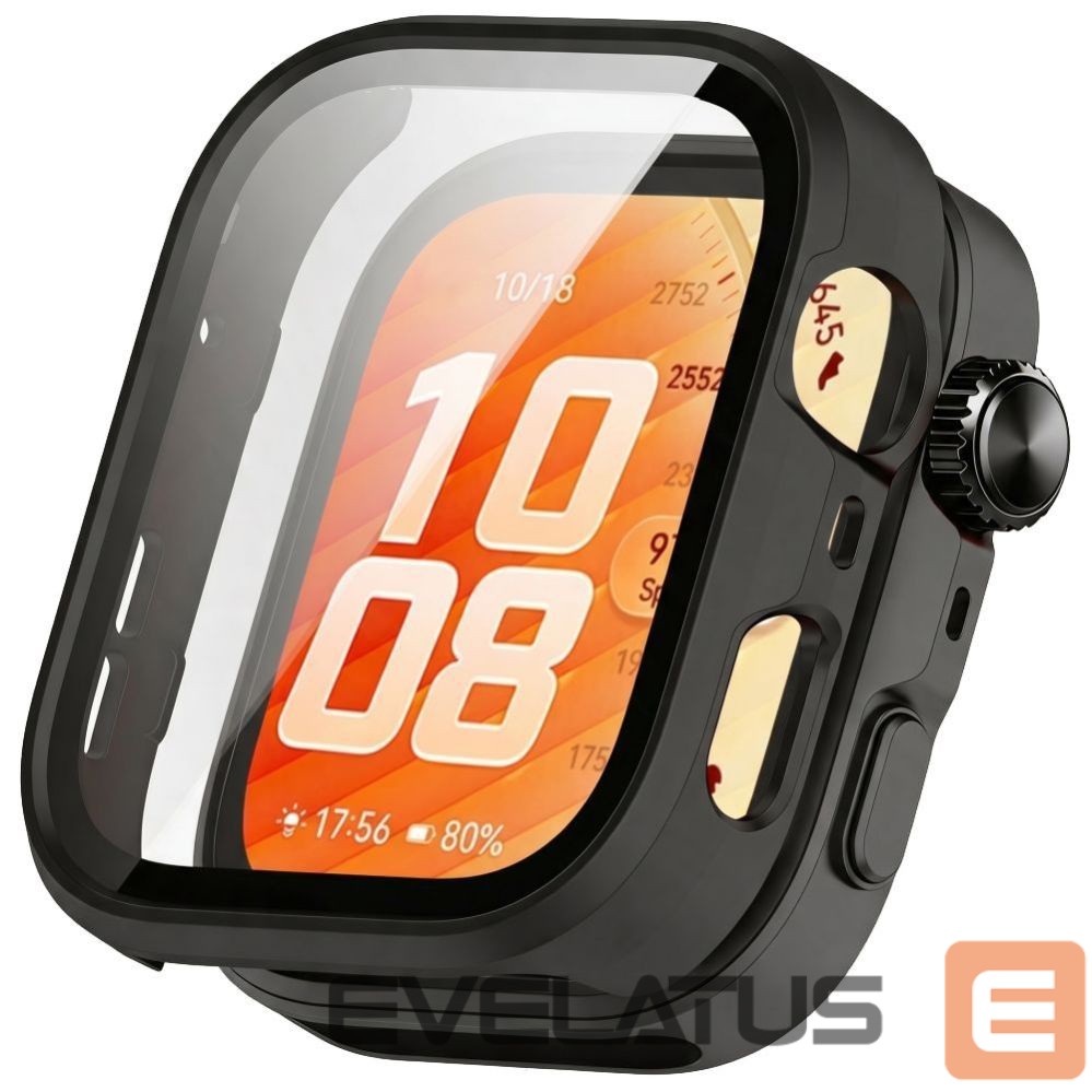 Citas preces Tech-Protect Tech-Protect Defense Case for Huawei Watch Fit 5 Pro - Black