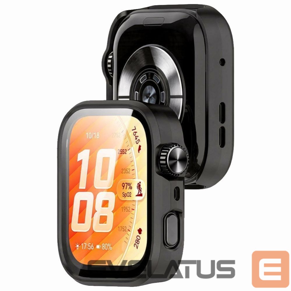 Citas preces Tech-Protect Tech-Protect Defense Case for Huawei Watch Fit 5 Pro - Black