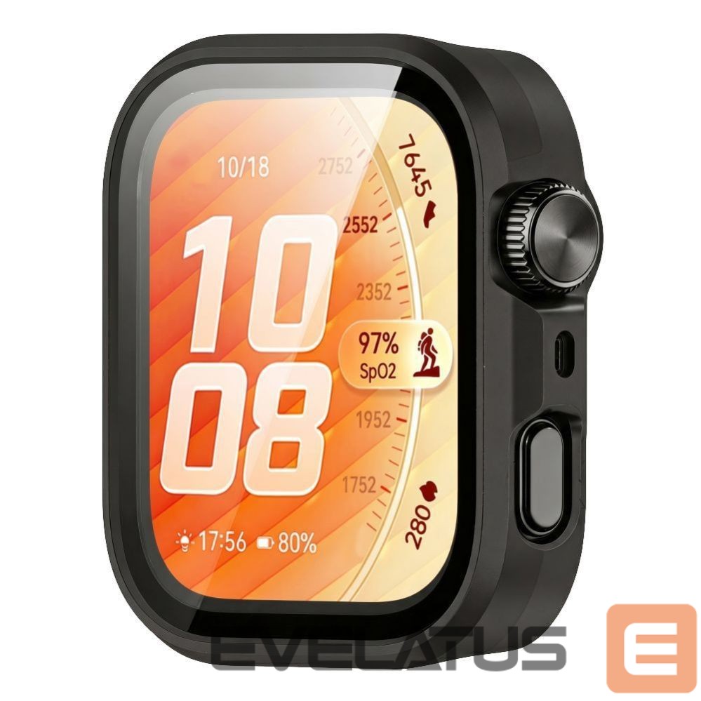 Citas preces Tech-Protect Tech-Protect Defense Case for Huawei Watch Fit 5 Pro - Black