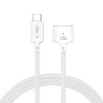 Citas preces Tech-Protect  Tech-Protect MMC01 Ultraboost USB-C / USB-C MagSafe 3 140W 200cm Cable for MacBook - White 