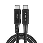 Kabelis Acefast  Acefast C4-03 Black USB-C - USB-C PD QC cable 100W 5A 480Mb/s 2m - black 