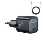Адаптер Joyroom  USB C 20W PD mini charger with USB C cable - Lightning Joyroom JR-TCF02 - black 