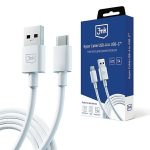 Kabelis 3MK  3MK Hyper Cable USB-A to USB-C 5A 60W 1.2m biały/white kabel 