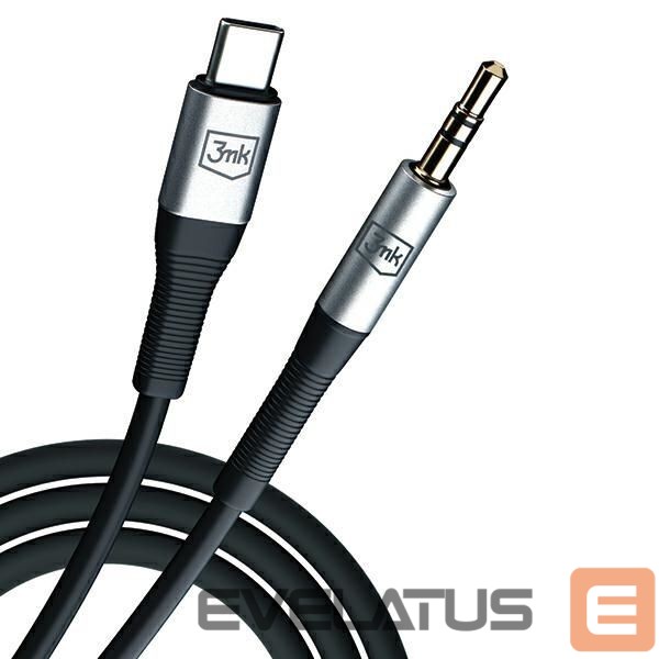Cable 3MK 3MK Kabel AUX USB-C - Jack 3,5 mm 1m