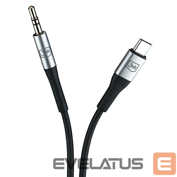 Cable 3MK 3MK Kabel AUX USB-C - Jack 3,5 mm 1m